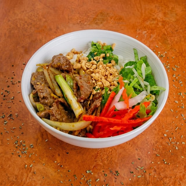 Stir Fried Beef With Vermicelli & Fresh Veggies #8.