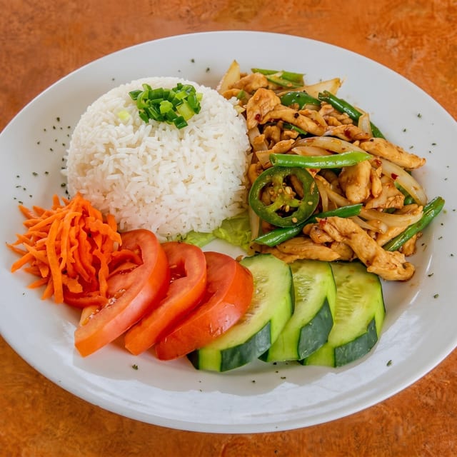 Stir Fried Lemongrass Tofu With Rice #5.