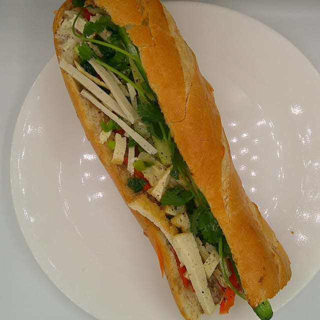 Vegetarian Banh Mi.